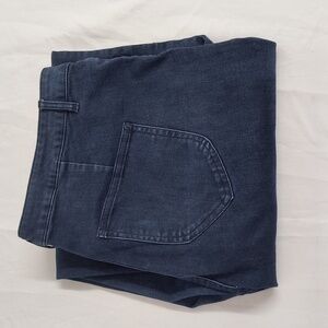 ModCloth Wide Leg High Rise Blue Denim Jeans Plus